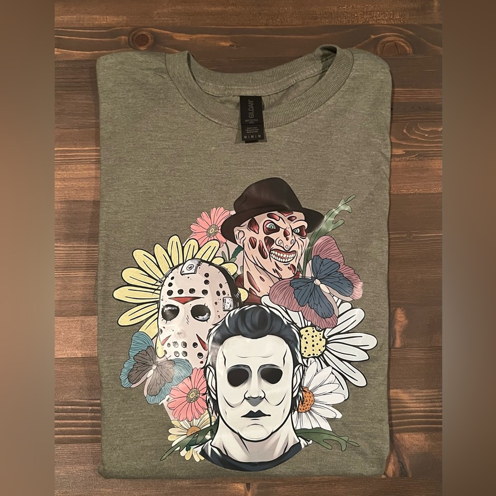 Horror movie classic character T Shirt BRAND NEW